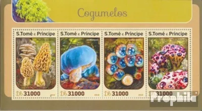 Produktbild von Briefmarken Sao Tome e Principe 2016 Mi 6821-6824 Kleinbogen (kompl. Ausgabe) postfrisch Pilze