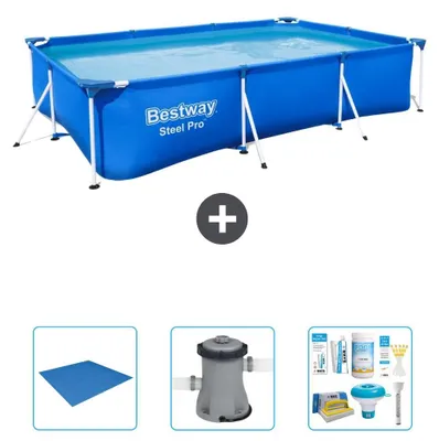 Obrázek produktu pro Bestway Steel Pro, obdélníkový bazén - 300 x 201 x 66 cm - 4dílný - S22299