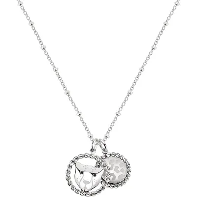 Produktbild von Steel necklace with cheetah pendant Madagascar SATF03 (chain, pendants)