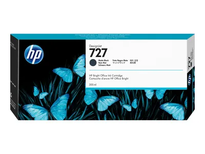 Image de HP 727      Mattschwarz         Tintenpatrone 300ml