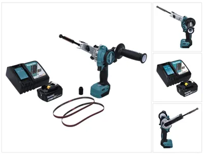 Immagine prodotto di Lima a nastro a batteria Makita DBS 180 RG1 18 V 9 x 533 mm senza spazzole + 1x batteria ricaricabile 6,0 Ah + caricabatterie