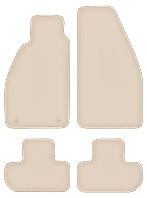Productafbeelding van Velours automatten voor Alfa Romeo GTV 1995-2005 (coupé/cabrio) – 4-delig, beige, op maat – Wielganizator FORTUNA