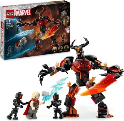 Produktbild von LEGO Marvel 76289 Thor vs. Surtur Baubare Minifigur, Superhelden-Set