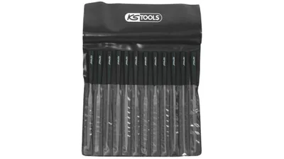 Produktbild von KS Tools 140.3050 Needle file set with plastic handle, 12-piece Length 90 mm 1 pc(s)