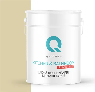 Produktbild von BAD-& KÜCHENFARBE | Pistaziengrün | 10 L | für Wände – robust, schmutzabweisend, tiefmatt | Q-COVER