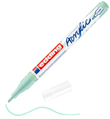 Produktbild von edding 5300 Acrylic "Acrylmarker - Fein", Strichbr. 1-2 mm Mint