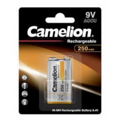 Zdjęcie produktu dla Bateria 9V-Block HR6F22 250mAh 1szt w opakowaniu - oryginał Camelion