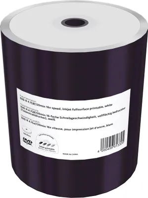 Produktbild von MediaRange DVD-R 4.7 GB 16x Shrink (100) IWP Full Surface (MR413-SHRINK)