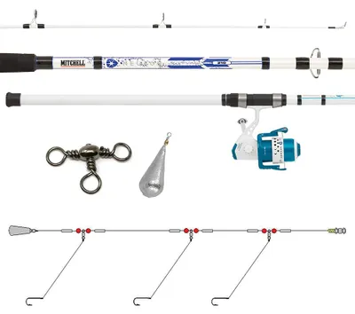 Image de Kit de canne à pêche et de moulinet Mitchell Neuron, comprenant du matériel de pêche pour