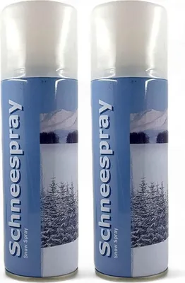 Produktbild von CEPEWA Sprühschnee 2er Set Weihnachten Schneespray je Dose 111ml