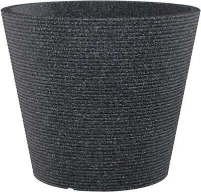 Produktbild von Scheurich Coneo 242, Topfpflanzer, Freistehend, Kunststoff, Schwarz, Rund, Draußen