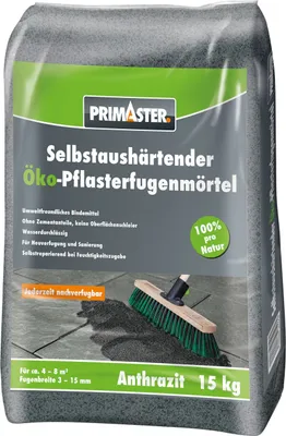 Produktbild von Primaster Pflasterfugenmörtel Öko selbstaushärtend 15 kg anthrazit