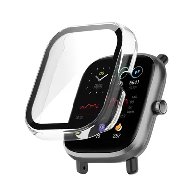 Produktbild von Strap-it Hartschalenhülle mit Glasplatte – passend für die Amazfit Bip U / Bip U Pro