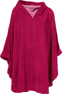 Produktbild von Erwin Müller Uni-Poncho kurz mit Kapuze fuchsia one size