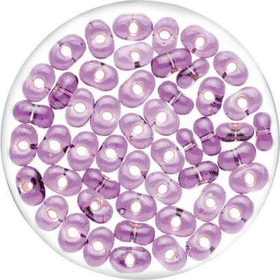 Produktbild von Glorex Farfalle Silbereinzug 6,5 mm 17 g, lila
