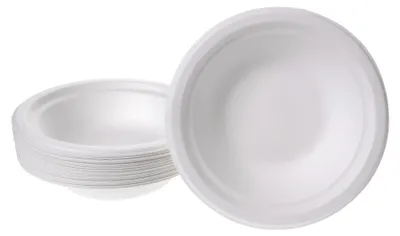 Produktbild von GRÄWE Suppenschale 25 Stück aus Zuckerrohr 350 ml