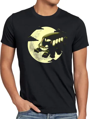Produktbild von BaumwolleCloud Nekobus Herren T-Shirt stop neko nachbar tonari no