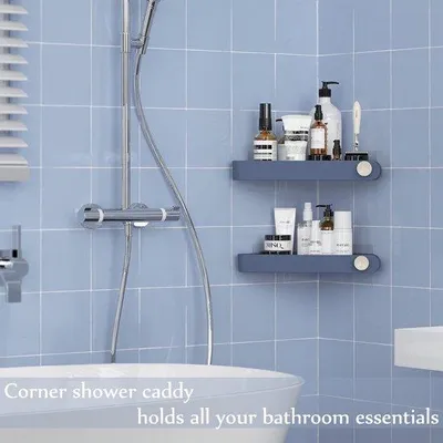 Produktbild von Famanu Wandregal Badezimmer Organizer - 2er Set