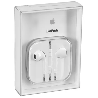 Zdjęcie produktu dla Apple EarPods, Przewodowa, Połączenia/muzyka, Zestaw słuchawkowy, Biały