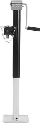 Obrázek produktu pro Zvedák – vysokozdvižný – nosnost 2268 kg – výška zdvihu 38 cm – pro těžká břemena – pro přívěsy a obytné vozy – černý