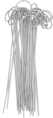 Produktbild von Stahlbeschlag für Pflanzenschilder, 30 Stück, 7,87 Zoll, Ideal für die Kennzeichnung von Blumenarten, Organisieren Sie Ihre Gartenarbeit einfach