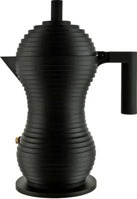 Espressokocher Pulcina, 6 Tassen, Aluminium, Schwarz