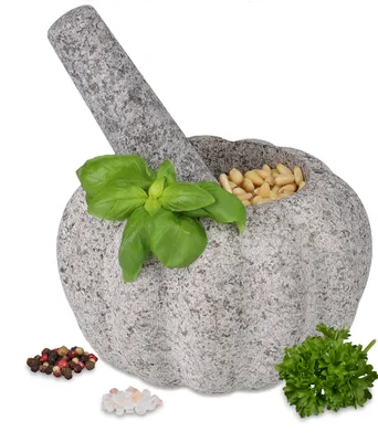 Obrázek produktu pro relaxdays Hmoždíř s tloučkem ze žuly