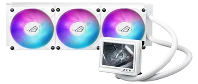 Zdjęcie produktu dla ASUS ROG RYUJIN III 360 ARGB EXTREME WHT, Chłodnica cieczy all-in-one, 12 cm, Biały