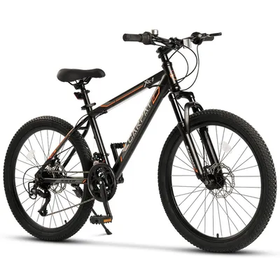 Produktbild von VELORS Mountainbike 24 Zoll Fahrrad für Herren Damen Mädchen und Jungen 21 Gang Kettenschaltung Jugendfahrrad MTB Hardtail Fahrrad