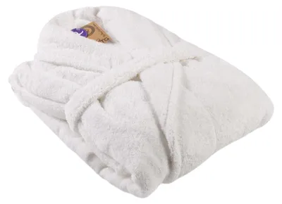 Produktbild von ARTG - Morgenmantel für Damen, Schalkragen LT4020 (3XL) (Weiß)