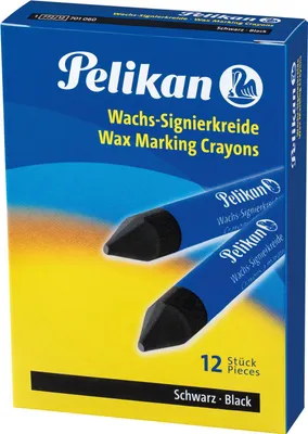 Produktbild von Pelikan Wachs-Signierkreide 772/12 schwarz