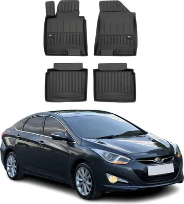 Zdjęcie produktu dla 2014-2019 Dywaniki podłogowe Hyundai i40 TPE czarne 4 szt