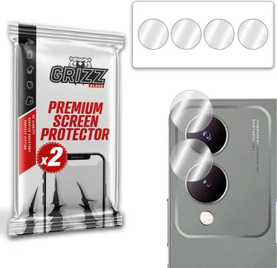 Image de Verre de protection pour appareil photo GrizzGlass HybridGlass pour Vivo Y17s