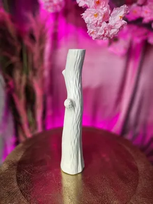 Produktbild von Weiße Keramik-Vase mit 35 cm Höhe