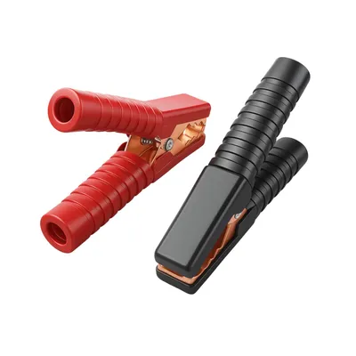 Produktbild von M60C Batterie Krokodilklemmen Set 2x – 300A Starthilfekabel Clips für Auto & KFZ