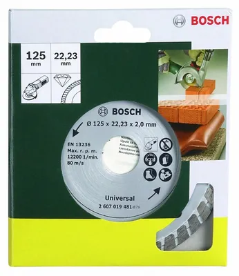 Obrázek produktu pro Bosch 2 607 019 481, 12,5 cm, 2 mm, 1 kusů