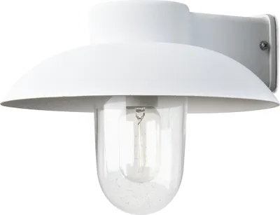 Produktbild von Konstsmide Mani Wandleuchte weiß lackiertes Aluminium, klares Glas, Hand EU 415-250
