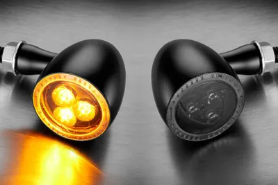Zdjęcie produktu dla KELLERMANN Bullet 1000 Ciemny wskaźnik LED, czarna obudowa / przyciemniane szkło