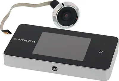 Produktbild von INTERSTEEL Digitaler Türspion Basic Ku.silber 100Grad 38 mm/110mm - 99405504