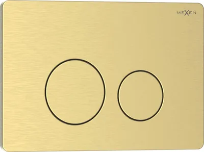 Produktbild von Mexen Tex 06 Spültaste Edelstahl, gebürstetes Gold - 6106-11