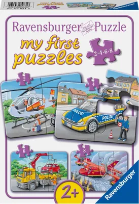 Obrázok produktu pre Ravensburger 5631 Puzzle Moje zchrann vozidl 2/4/6 dielikov 5631