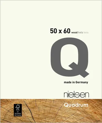 Zdjęcie produktu dla nielsen drewniana ramka na zdjęcia Quadrum, 50x60 cm, biała nieprzezroczysta