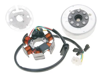 Image de Alternateur stator et rotor OEM pour Derbi, Aprilia avec allumage Ducati / Kokusan