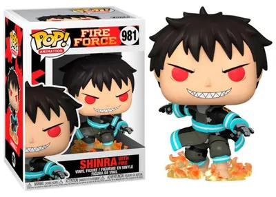 Imagen del producto de Funko POP! Fire Force - Shinra con llamas, modelo #56159