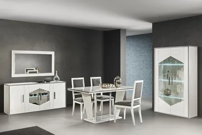 Produktbild von Luxus Esstisch Esszimmer Möbel Einrichtung Tisch Design Tische Esstische Weiß