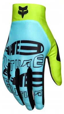 Produktbild von Fox Flexair Lange Fahrradhandschuhe Elevated Light Blue