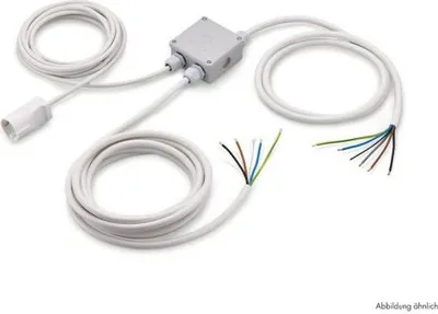 Immagine prodotto di Scatola di connessione per cucina / splitter di potenza / distributore per elettrodomestici da incasso, lunghezza cavo 4,80m/4,80m/1,80m