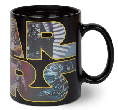 Produktbild von Pyramid International Star Wars hrnček s termo efektom Logo znakov