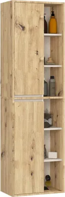 Obrázok produktu pre Závesná kúpeľňová skriňa MARLION - dub artisan / kašmír
