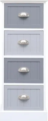 Produktbild von vidaXL Beistellschrank 35x30x90 cm Massivholz Paulownia